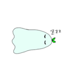 水色オバケ（個別スタンプ：10）
