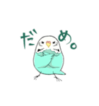 ゆるいインコと文鳥ズ（個別スタンプ：4）