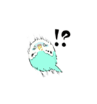 ゆるいインコと文鳥ズ（個別スタンプ：8）