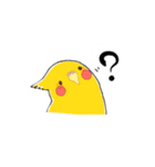 ゆるいインコと文鳥ズ（個別スタンプ：15）