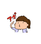 医薬情報担当者 女性MRスタンプ（個別スタンプ：24）