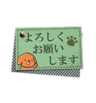 やさしいトイプードル【メモ書き編】（個別スタンプ：1）