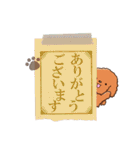 やさしいトイプードル【メモ書き編】（個別スタンプ：8）