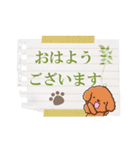 やさしいトイプードル【メモ書き編】（個別スタンプ：9）