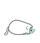 日本語を取得した猫2（個別スタンプ：2）