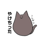 日本語を取得した猫2（個別スタンプ：37）