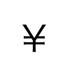 シンプル数字1（個別スタンプ：40）