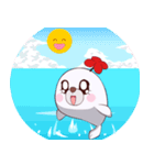 楽しい海のライオン、お前フォーリン。（個別スタンプ：8）
