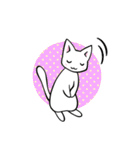 毎日使える☆白猫アルちゃんの日常（個別スタンプ：23）