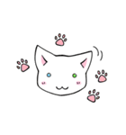 毎日使える☆白猫アルちゃんの日常（個別スタンプ：24）
