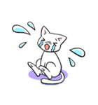 毎日使える☆白猫アルちゃんの日常（個別スタンプ：26）