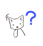 毎日使える☆白猫アルちゃんの日常（個別スタンプ：32）