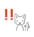 毎日使える☆白猫アルちゃんの日常（個別スタンプ：34）