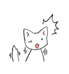 毎日使える☆白猫アルちゃんの日常（個別スタンプ：35）