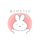 大福もちうさぎのもちもちスタンプ（個別スタンプ：3）