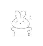 大福もちうさぎのもちもちスタンプ（個別スタンプ：24）
