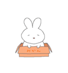 大福もちうさぎのもちもちスタンプ（個別スタンプ：28）