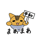 おわん猫 日常編（個別スタンプ：24）