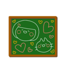 おかっぱちゃん黒板風（敬語）（個別スタンプ：33）