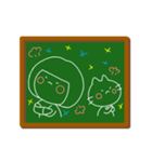おかっぱちゃん黒板風（敬語）（個別スタンプ：39）