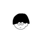 可愛いマッシュルームヘア男子（個別スタンプ：7）