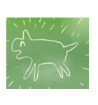 先生が描いた犬（個別スタンプ：4）