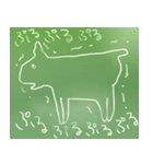 先生が描いた犬（個別スタンプ：5）