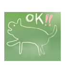 先生が描いた犬（個別スタンプ：6）