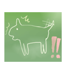 先生が描いた犬（個別スタンプ：8）