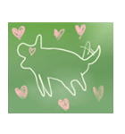 先生が描いた犬（個別スタンプ：10）