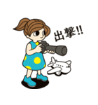 ヒコーキ女子の生活（個別スタンプ：9）