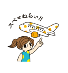 ヒコーキ女子の生活（個別スタンプ：15）