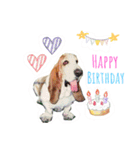 ♡わんこ♡(バセットハウンド)（個別スタンプ：2）