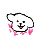 トイプーあっちゃん（個別スタンプ：3）