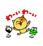 おきらくニャンコとおともだち（個別スタンプ：33）