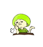 ユルカワきのこちゃん（個別スタンプ：5）