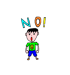 少年は、日常の言葉（個別スタンプ：1）