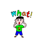 少年は、日常の言葉（個別スタンプ：3）