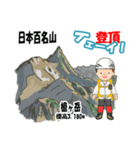 日本百名山 登山男子 北アルプス0114e（個別スタンプ：20）