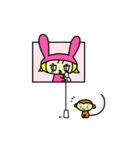 ぶぶちゃんとさるんぽ（個別スタンプ：15）