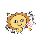 リアルなライオン（個別スタンプ：36）