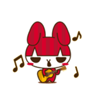 うさギター GUITARIST_RABBIT（個別スタンプ：1）