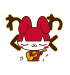 うさギター GUITARIST_RABBIT（個別スタンプ：22）