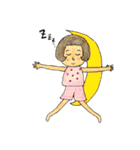 小さなおかっぱ娘（個別スタンプ：1）