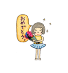 小さなおかっぱ娘（個別スタンプ：9）