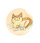 らくがき猫スタンプ（個別スタンプ：1）