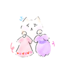 しらたまにゃんこちゃん（個別スタンプ：4）