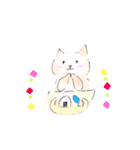 しらたまにゃんこちゃん（個別スタンプ：8）