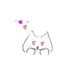 しらたまにゃんこちゃん（個別スタンプ：17）