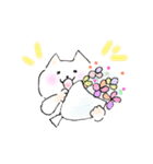 しらたまにゃんこちゃん（個別スタンプ：35）